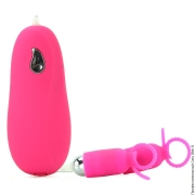 Вібратори для грудей - затискачі для сосків vibrating nipple pleasurizer pink фото