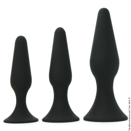 Фото набір анальних пробок renegade silicone anal trainer kit в профессиональном Секс Шопе