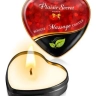 Plaisir Secret Natural - Массажная свеча-сердечко с нейтральным ароматом, 35 мл - Plaisir Secret Natural - Массажная свеча-сердечко с нейтральным ароматом, 35 мл