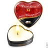Масажна свічка сердечко - Plaisirs Secrets Coconut, 35ml - Масажна свічка сердечко - Plaisirs Secrets Coconut, 35ml