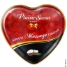Масажна свічка сердечко - Plaisirs Secrets Coconut, 35ml - Масажна свічка сердечко - Plaisirs Secrets Coconut, 35ml