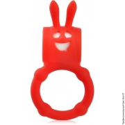 Кольца и насадки (страница 10) - эрекционное вибрирующее кольцо с веселым кроликом фото