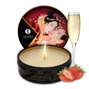 Массажная свеча - shunga massage candle - массажная свеча с ароматом клубники, 30 мл фото