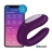 Satisfyer Double Joy Purple - вибратор для пары с управлением через приложение, 9х5.7см, (фиолетовый)