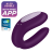 Satisfyer Double Joy Purple - вибратор для пары с управлением через приложение, 9х5.7см, (фиолетовый)