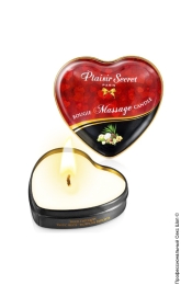 Фото масажна свічка сердечко - plaisirs secrets exotic fruits, 35ml в профессиональном Секс Шопе
