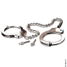 Наручники на довгому ланцюжку FFS METAL LEG CUFFS - Наручники на довгому ланцюжку FFS METAL LEG CUFFS
