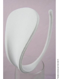 Фото однотонні білі трусики без лямок в профессиональном Секс Шопе