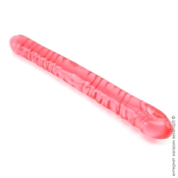 Фото подвійний фаллоімітатор double dong jellies pink в профессиональном Секс Шопе