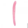 Двосторонній рожевий фалоімітатор Chisa Novelties Hi-Rubber 45 см - Двосторонній рожевий фалоімітатор Chisa Novelties Hi-Rubber 45 см