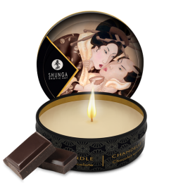 Фото shunga massage candle - массажная свеча с ароматом шоколада, 30 мл в профессиональном Секс Шопе