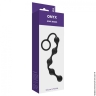 Анальные шарики Kinx Onyx Silicone Anal Beads Black OS - Анальные шарики Kinx Onyx Silicone Anal Beads Black OS