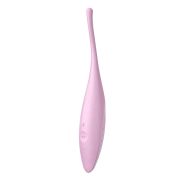 Вибратор для клитора - satisfyer twirling joy стимулятор клитора, 18х3.4 см (розовый) фото