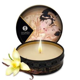Фото shunga massage candle - массажная свеча с ароматом ванили, 30 мл в профессиональном Секс Шопе