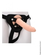 страпони - страпон dream toys realstuff strap on real dildo фото