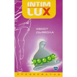 Фото luxe exclusive хвост дьявола - презерватив с усиками, 1 шт в профессиональном Секс Шопе