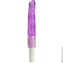 Фото изящный гелевый вибратор для влагалища и ануса в профессиональном Секс Шопе