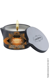 Фото масажна свічка з ароматом манго ignite massage candle 170gr в профессиональном Секс Шопе
